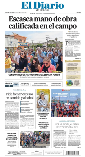 Cover of El Diario de Delicias