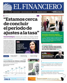 Cover of El Financiero