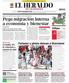 Cover of El Heraldo de Chihuahua