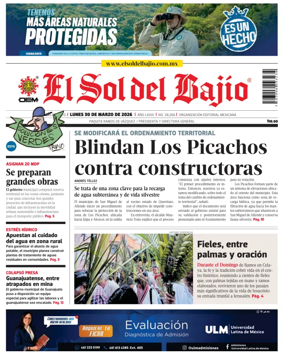 Cover of El Sol de Bajio