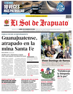Cover of El Sol de Irapuato