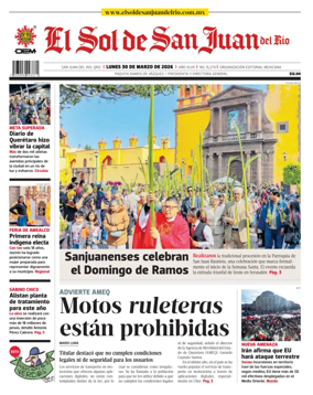 Cover of El Sol de San Juan del Rio