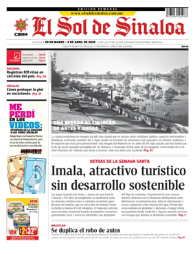 Cover of El Sol de Sinaloa