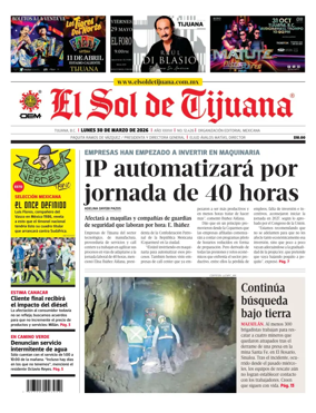 Cover of El Sol de Tijuana