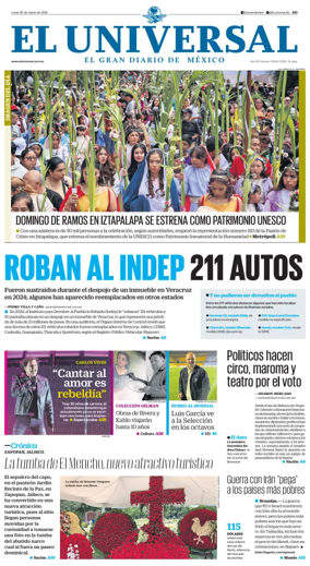 Cover of El Universal