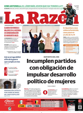 Cover of La Razon de Mexico