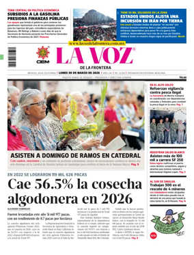 Cover of La Voz de la Frontera