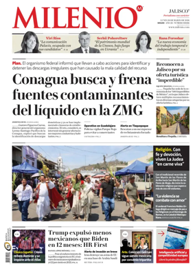 Cover of Milenio Jalisco
