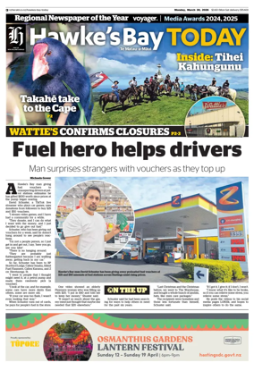 Cover of Hawke's Bay Today