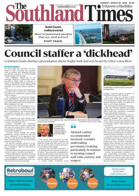 Cover of The Southland Times