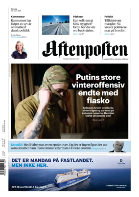 Cover of Aftenposten