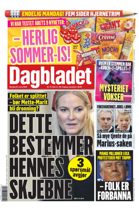 Cover of Dagbladet