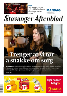Cover of Stavanger Aftenblad