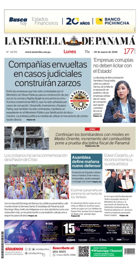 Cover of La Estrella de Panama