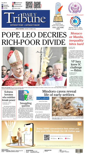 Cover of Daily Tribune (Philippines)