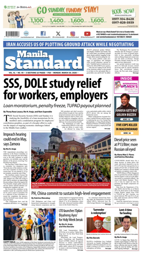 Cover of Manila Standard