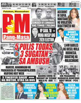 Cover of PM Pang-Masa