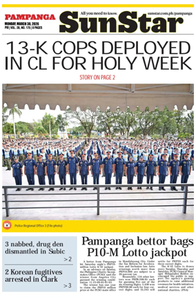 Cover of Sun.Star Pampanga