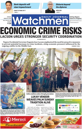 Cover of Watchmen Daily Journal