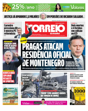 Cover of Correio da Manha
