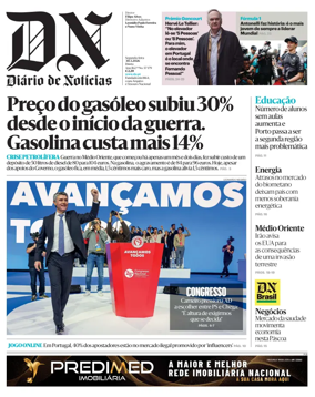 Cover of Diario de Noticias