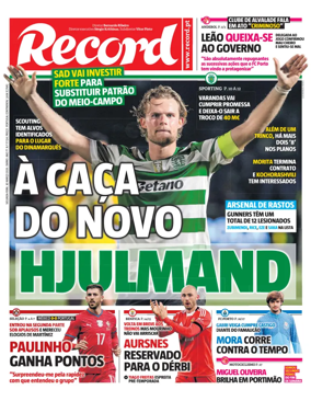 Cover of Record (Portugal)