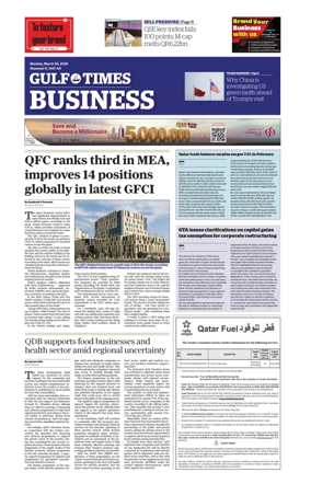 Cover of Gulf Times Business