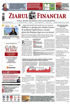 Cover of Ziarul Financiar