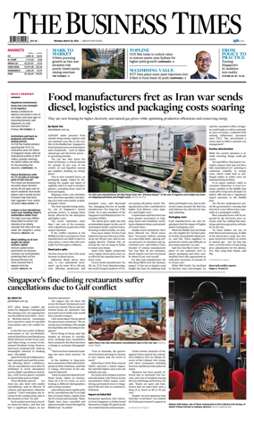 Cover of The Business Times