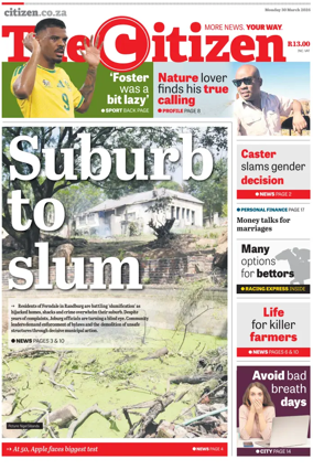 Cover of The Citizen (Gauteng)