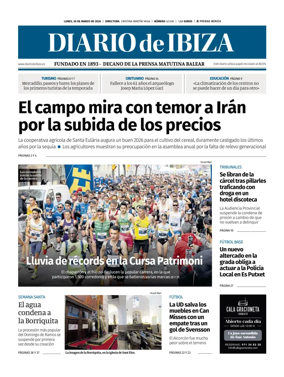 Cover of Diario de Ibiza