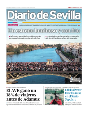 Cover of Diario de Sevilla