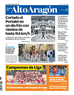 Cover of Diario del Alto Aragon