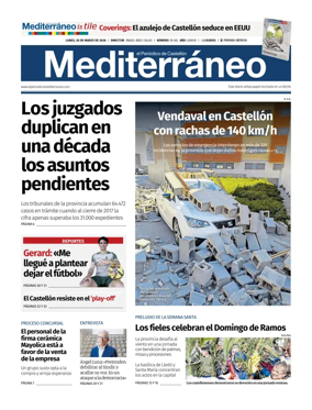 Cover of El Periodico Mediterraneo