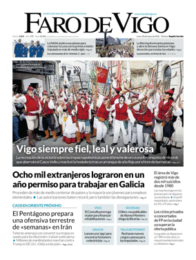 Cover of Faro de Vigo