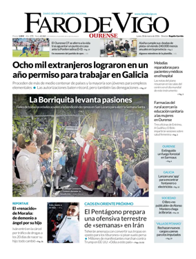 Cover of Faro de Vigo (Ourense)