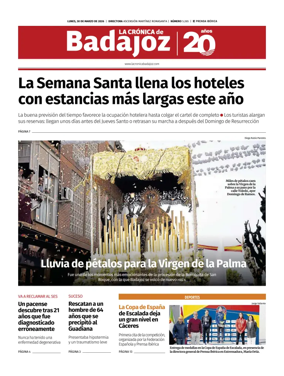 Cover of La Cronica de Badajoz BE