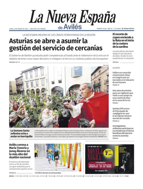 Cover of La Nueva Espana (Aviles)