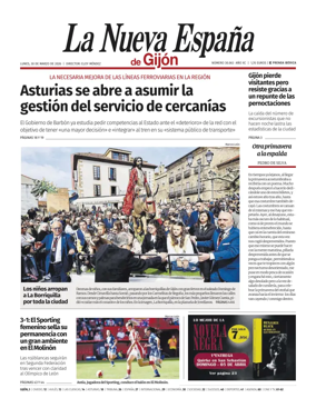 Cover of La Nueva Espana (Gijon)