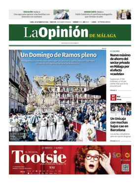 Cover of La Opinion de Malaga