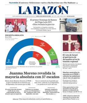 Cover of La Razon (Madrid)
