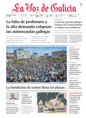 Cover of La Voz de Galicia (Deza)