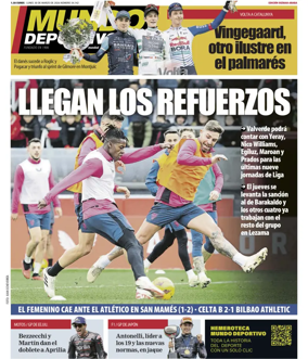 Cover of Mundo Deportivo (Bizkaia-Araba)