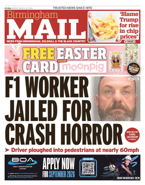 Cover of Birmingham Mail