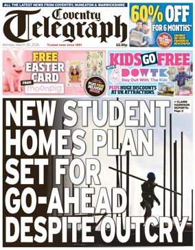 Cover of Coventry Telegraph