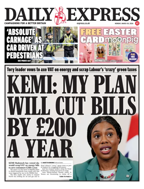 Cover of Daily Express