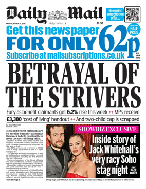 Cover of Daily Mail