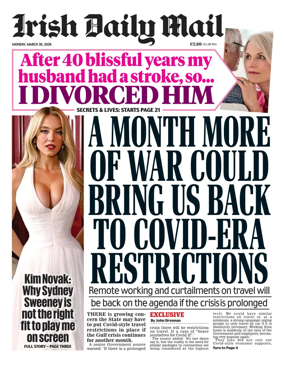 Cover of Irish Daily Mail