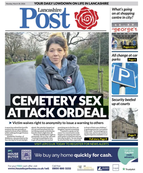 Cover of Lancashire Evening Post