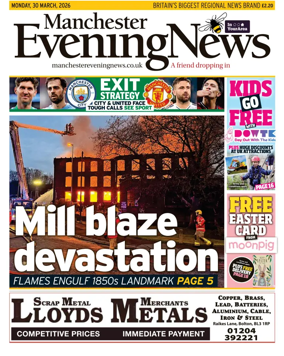 Cover of Manchester Evening News